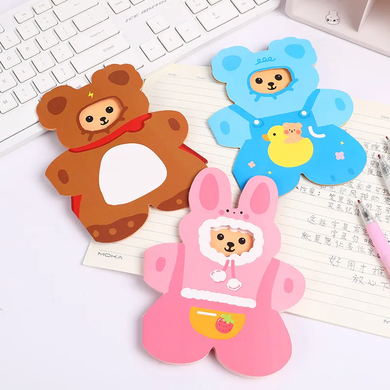 12Pcs Cratoon Animal Theme Folding Greeting Card Invitations Gift Card for Kids Birthday Baby Shower Back To Shool Party Decor