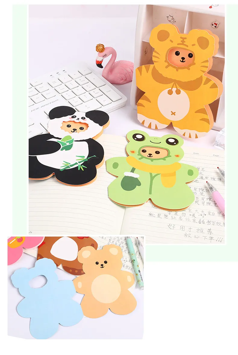 12Pcs Cratoon Animal Theme Folding Greeting Card Invitations Gift Card for Kids Birthday Baby Shower Back To Shool Party Decor