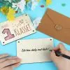 Elegant Wooden Invitation Cards Love Letters Wishing Weddings Money Gifts Ornaments Party Graduation Season Greeting Baby Shower