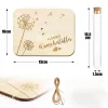 Elegant Wooden Invitation Cards Love Letters Wishing Weddings Money Gifts Ornaments Party Graduation Season Greeting Baby Shower