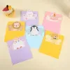 12 Sheets Cartoon Cute Animal Birthday Invitations Card Baby Shower Blessing Thank You New Year Greeting Card with Envelope