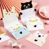 9Pcs Cartoon Animal Gift Card with Envelope Folded Greeting Card Holiday Wishes Postcards for Birthday Baby Shower Party Decor