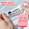 Custom Cartoon Baby Name Stamp Kit - Reusable for Cotton/Modal Clothes & School Bags, Non-Toxic Waterproof Ink Seal