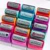 Customized Arabic Hebrew Name Stamp Waterproof Seal Custom Teacher Signature Student Child cloth ink stamp Selfing-inking stamp