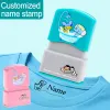 Custom Kids Name Stamp | Waterproof Non-Fading Engraved Seal | School Student Gift & Kindergarten Supplies