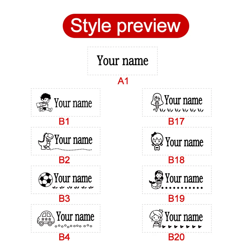 Custom Name Stamp Paint Kit for Kids - Waterproof Baby Seal with Personalization, Perfect Kindergarten Gift & School Supplies