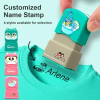 Customized Name Stamp Gift child’s school supplies with waterproof name stamps ; great for clothes, socks, shoes, bags, Gifts