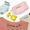 Customized Name Stamp Gift child’s school supplies with waterproof name stamps ; great for clothes, socks, shoes, bags, Gifts
