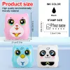 Customized Name Stamp for Kids - Reusable Waterproof Seal with Black Ink, Personalized Kindergarten Gift for Students & Toddlers