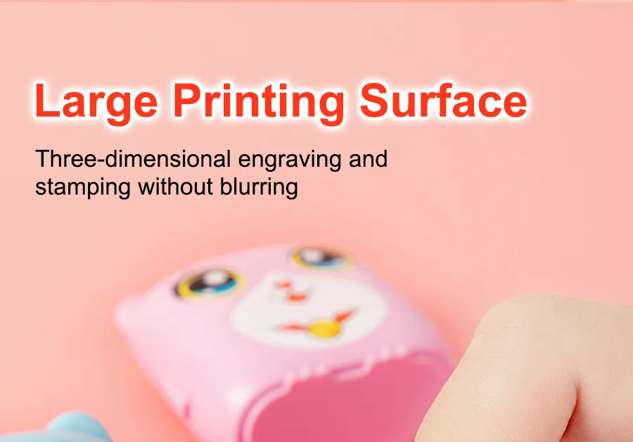 Customized Name Stamp for Kids - Reusable Waterproof Seal with Black Ink, Personalized Kindergarten Gift for Students & Toddlers