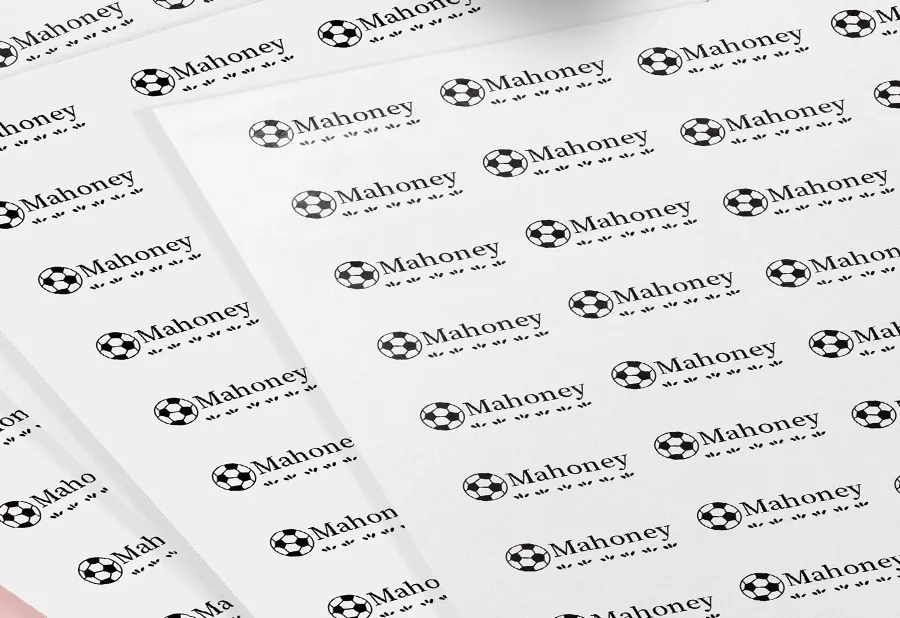 Customized Name Stamp for Kids - Reusable Waterproof Seal with Black Ink, Personalized Kindergarten Gift for Students & Toddlers