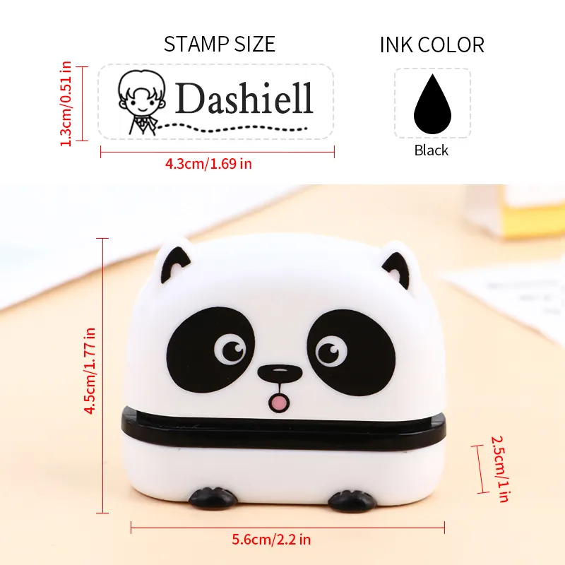 Custom Name Stamp Paint Kit for Kids - Waterproof Baby Seal with Personalization, Perfect Kindergarten Gift & School Supplies