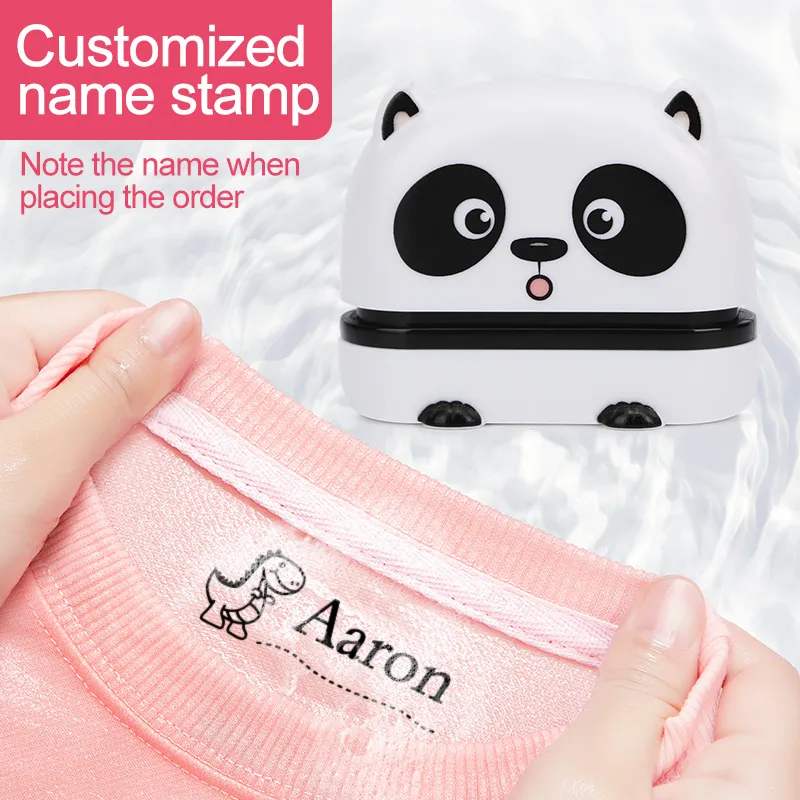 Custom Name Stamp Paint Kit for Kids - Waterproof Baby Seal with Personalization, Perfect Kindergarten Gift & School Supplies