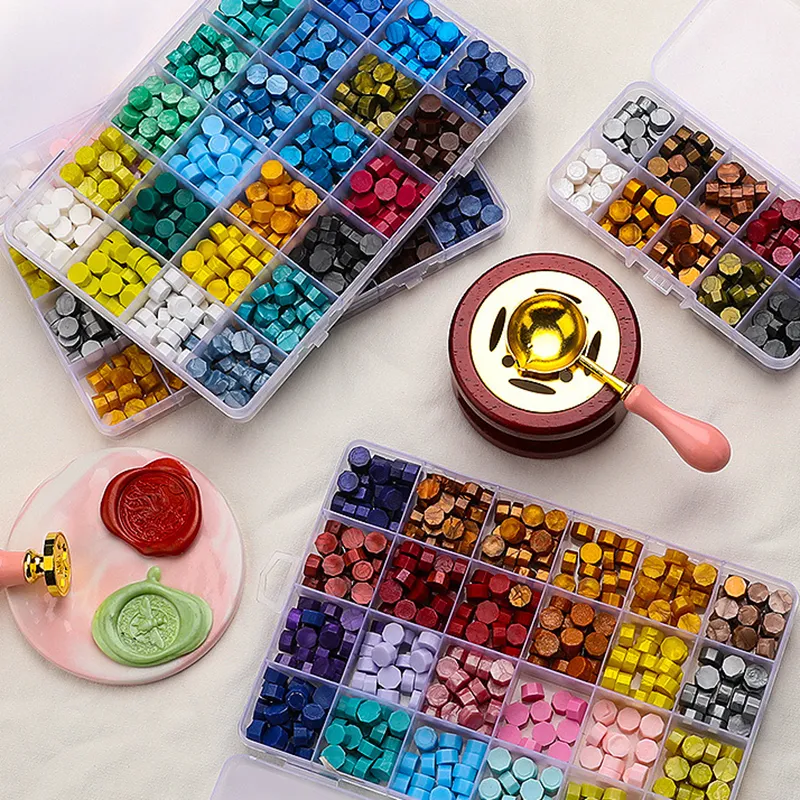 Wax Seal Stamp Set Kit Sealing Wax Storage Box Seal Furnace Craft Supplies For Wax Seal Christmas Wedding Invitation Decoration