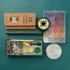 Wax Seal Stamp Set Vintage Kit Luxury Wedding Invitation Postcard Sealing Wax Beads Seal Stamp Melting Gift Packing Box HCS001