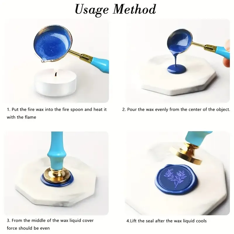 17Pcs/set Wax Seal Stamp Kit Lacquered Sealing DIY Decoration For Wedding Valentine's Day Party Invitation Scrapbook Craft Gifts