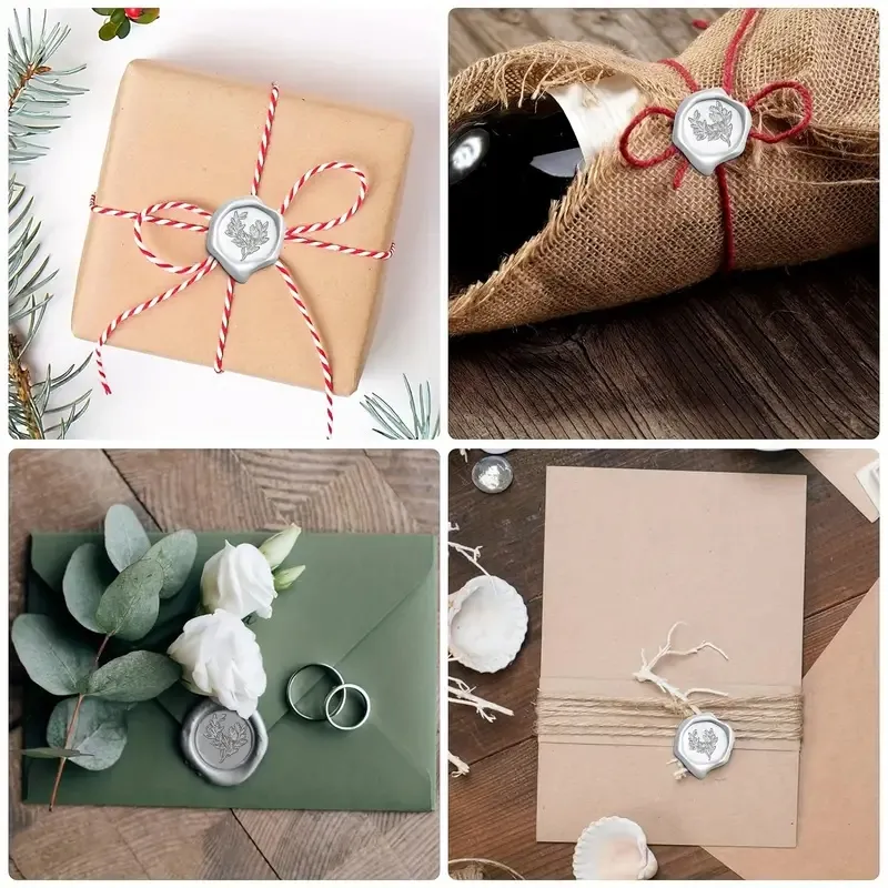 17Pcs/set Wax Seal Stamp Kit Lacquered Sealing DIY Decoration For Wedding Valentine's Day Party Invitation Scrapbook Craft Gifts