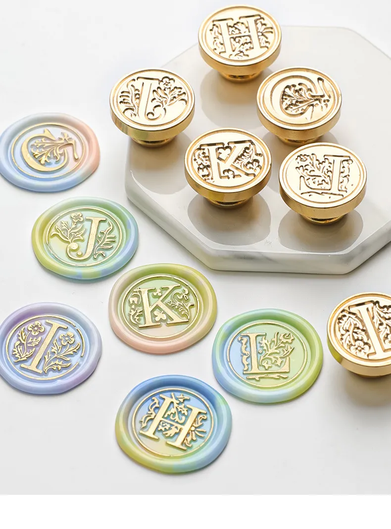 Sealing wax for stamp Head letter Retro seal kit nail Silicone stamps logo for scrapbooking surgut print set wedding craft soaps