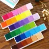 Hot Sale Colorful Non-Toxic Gradient Color Ink Pad Rubber Stamp Oil Based Finger Print Nice Inkpad Kids Toys For Rubber Stamp