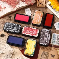 Colorfull Multicolor Ink Pad Planner Stamps Art Scrapbook Student Supplies Self Ink Stamp Inkpad School Accessories Stationery