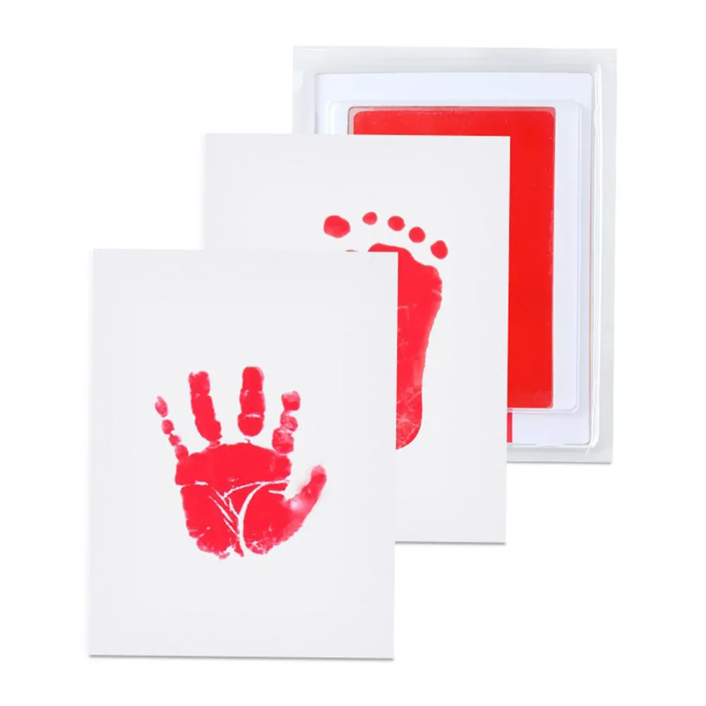 Large Inkpad for Baby Handprint Footprint Newborn Baby Souvenirs Non-Toxic, Pet Inkpads