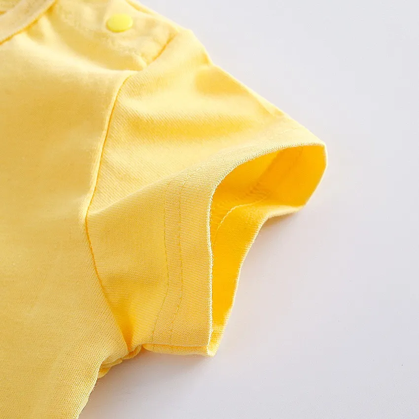 0-24month Baby Clothes Summer Short-sleeved Triangle Climbing Clothes Romper Toddler Costume Cotton Bodysuits Infant Jumpsuit