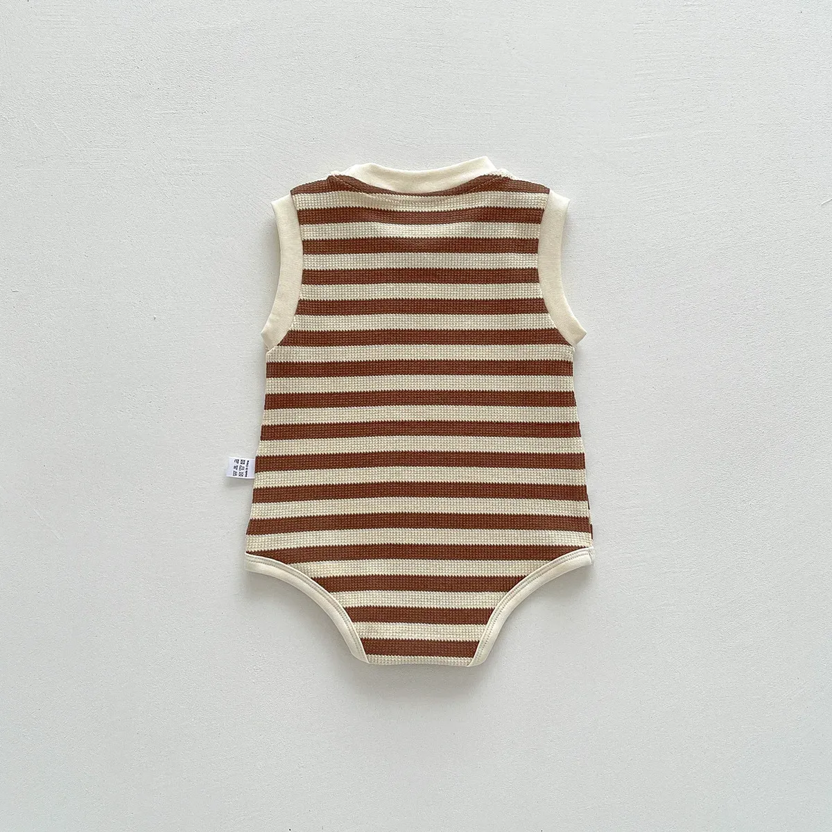 New 2024 Summer Sleeveless Knit Bodysuits Infant Baby Girls Boys One-pieces Kids Newborn Clothes- Ideal for Outdoor Activities