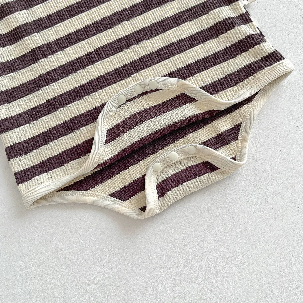 New 2024 Summer Sleeveless Knit Bodysuits Infant Baby Girls Boys One-pieces Kids Newborn Clothes- Ideal for Outdoor Activities