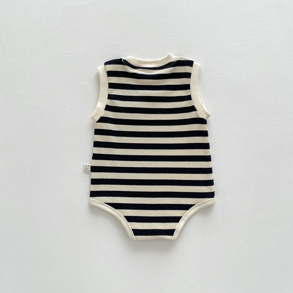 New 2024 Summer Sleeveless Knit Bodysuits Infant Baby Girls Boys One-pieces Kids Newborn Clothes- Ideal for Outdoor Activities