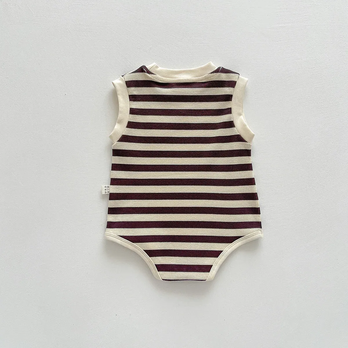 New 2024 Summer Sleeveless Knit Bodysuits Infant Baby Girls Boys One-pieces Kids Newborn Clothes- Ideal for Outdoor Activities