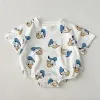 Donald Duck Bodysuits One-Pieces Baby Clothes 0-2 Years Old Cartoon Style Loose Wrap Ass Crawling Suit K594-1