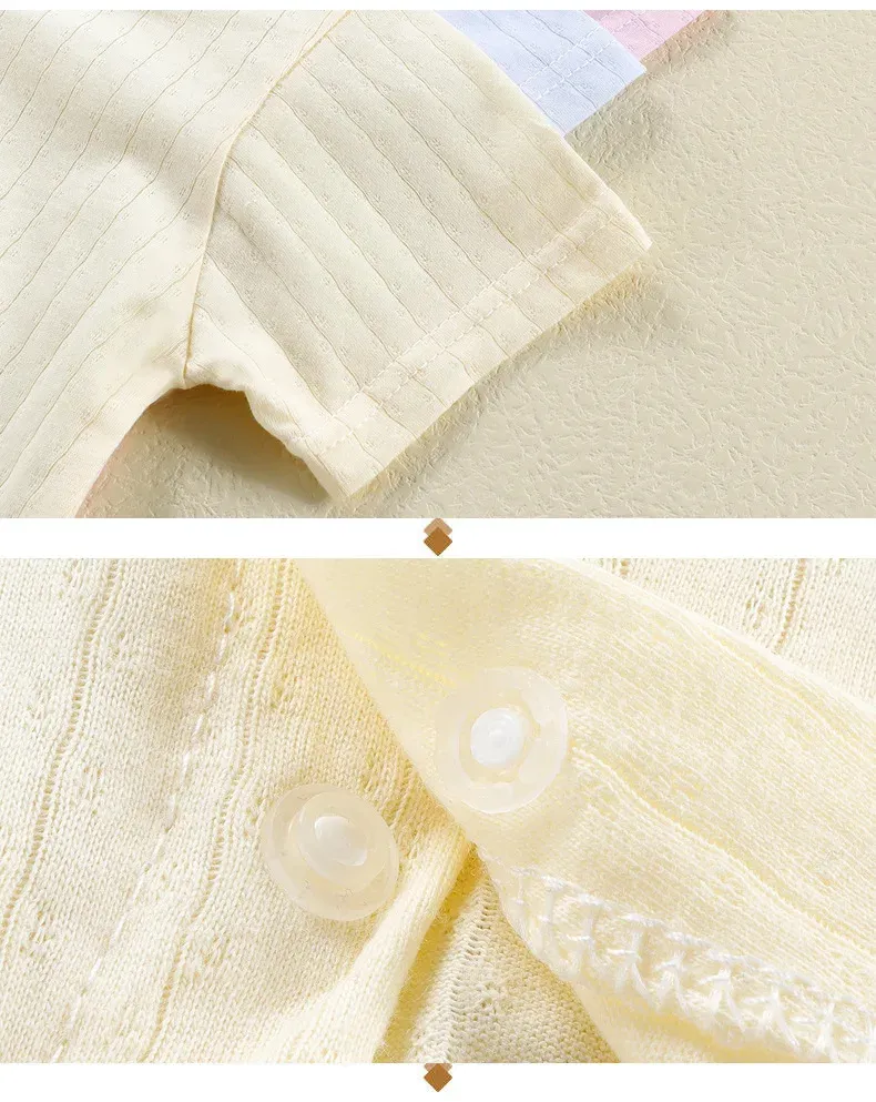 New Baby Newborn Clothes Baby Short-sleeved Jumpsuit 0-2 Years Old Boys Girls Romper Children Wrapping Clothes