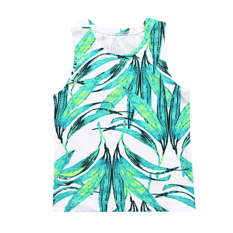 2025 Summer Infant Clothing Baby Boys Cotton Printing Sleeveless Newborn Girls Breathable Casual T-shirts Fashion Girl Tops 0-3Y