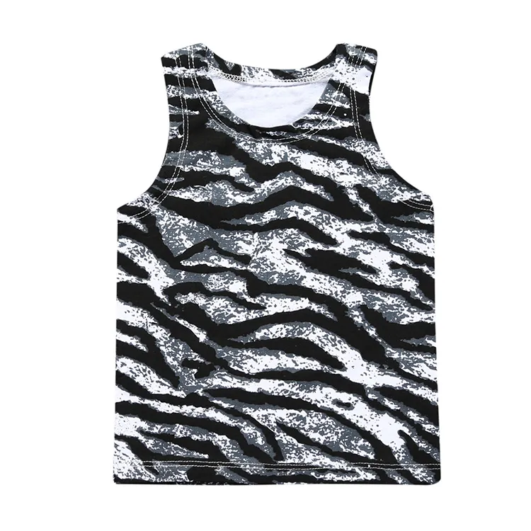 2025 Summer Infant Clothing Baby Boys Cotton Printing Sleeveless Newborn Girls Breathable Casual T-shirts Fashion Girl Tops 0-3Y