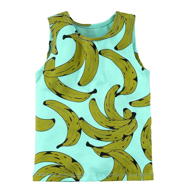 2025 Summer Infant Clothing Baby Boys Cotton Printing Sleeveless Newborn Girls Breathable Casual T-shirts Fashion Girl Tops 0-3Y