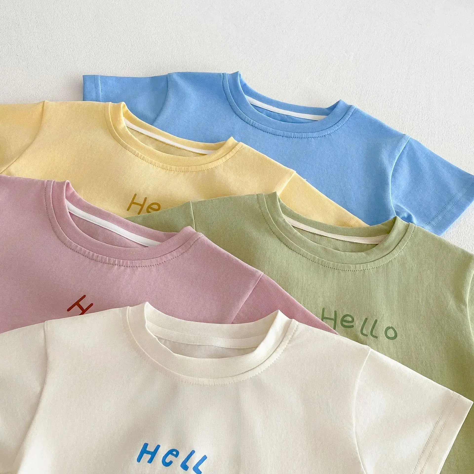 Children's Patch T-shirt 2025 New Summer Boys' Three Dimensional Elephant Short Sleeve Top Baby Thin Girls' Bottom Shirt