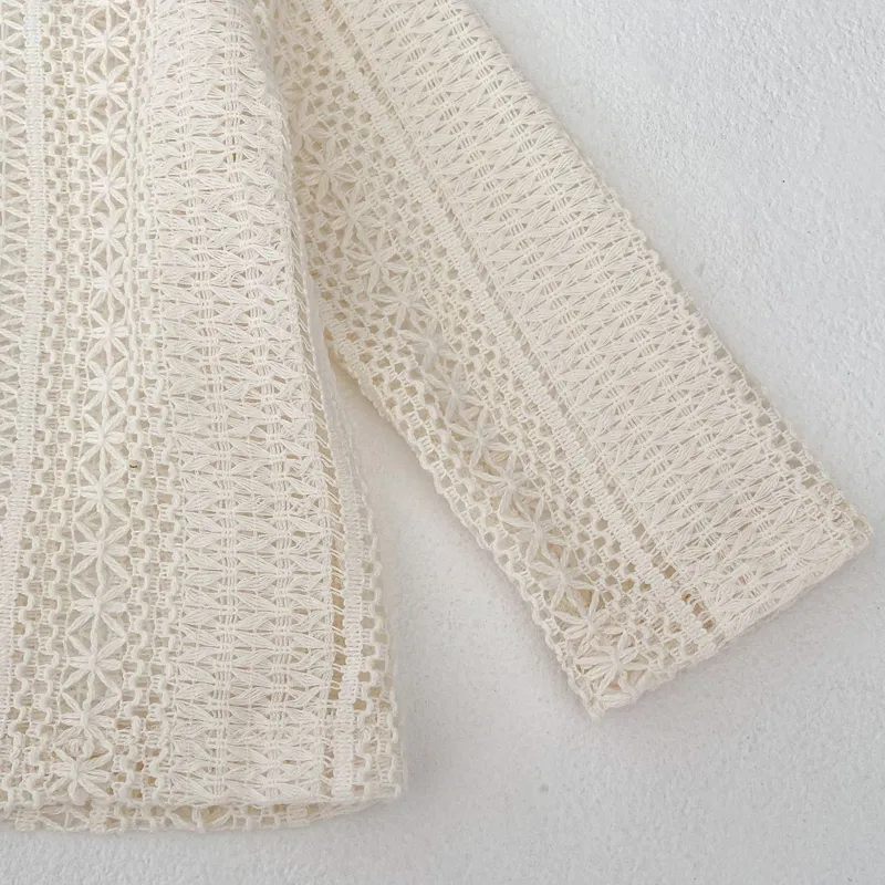 Summer new style baby clothes for 0-3 years old, baby girl starry sky hollow net long-sleeved sun-proof shirt and cardigan