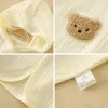 Summer Baby Cloak Sun Protection Hooded Cloaks Cute Bear Bunny Print Kids Clothes for Boy Girl Breathable Outdoor Sunscreen Coat