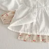 Summer Newborn Infant Baby Girls Thin Sun Protection Clothing Cherry Printing Hooded Coat Ventilate Jacket Kids  Baby Clothing