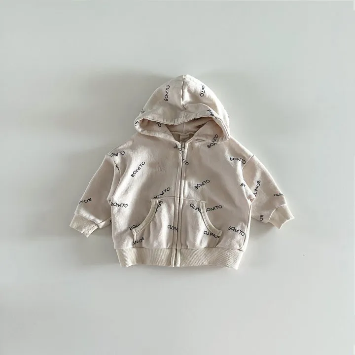 2025 Autumn New Baby Long Sleeve Letter Print Coat Cotton Children Casual Zipper Hooded Jacket Cotton Infant Boy Pocket Hoodie