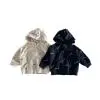2025 Autumn New Baby Long Sleeve Letter Print Coat Cotton Children Casual Zipper Hooded Jacket Cotton Infant Boy Pocket Hoodie
