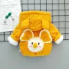 3 6 9 12 18 24 36 Months Baby Boys Jacket Autumn Winter Warm Cotton Padded Coats For Girl Cute Elephant Plush Princess Outerwear