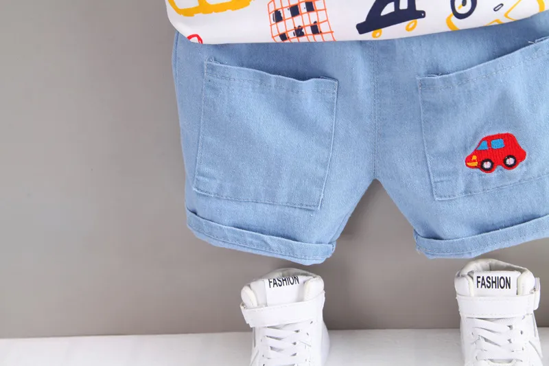 New Summer Baby Girls Clothes Suit Fashion Children Boys Cotton T-Shirt Shorts 2Pcs/Sets Toddler Casual Clothing Kids Tracksuits