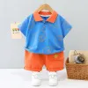 New Summer Baby Girls Clothes Suit Children Boys Fashion Cartoon T-Shirt Shorts 2Pcs/Sets Toddler Casual Costume Kids Tracksuits