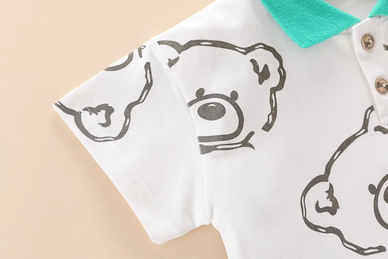 New Summer Baby Girls Clothes Suit Children Boys Fashion Cartoon T-Shirt Shorts 2Pcs/Sets Toddler Casual Costume Kids Tracksuits