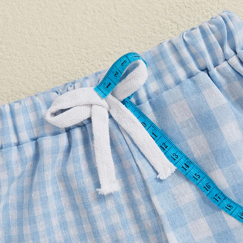 Boys Summer Outfits Sleeveless Tank Tops and Shorts Set with Letter Pattern Elastic Waist and Matching Hat - 3 Piece