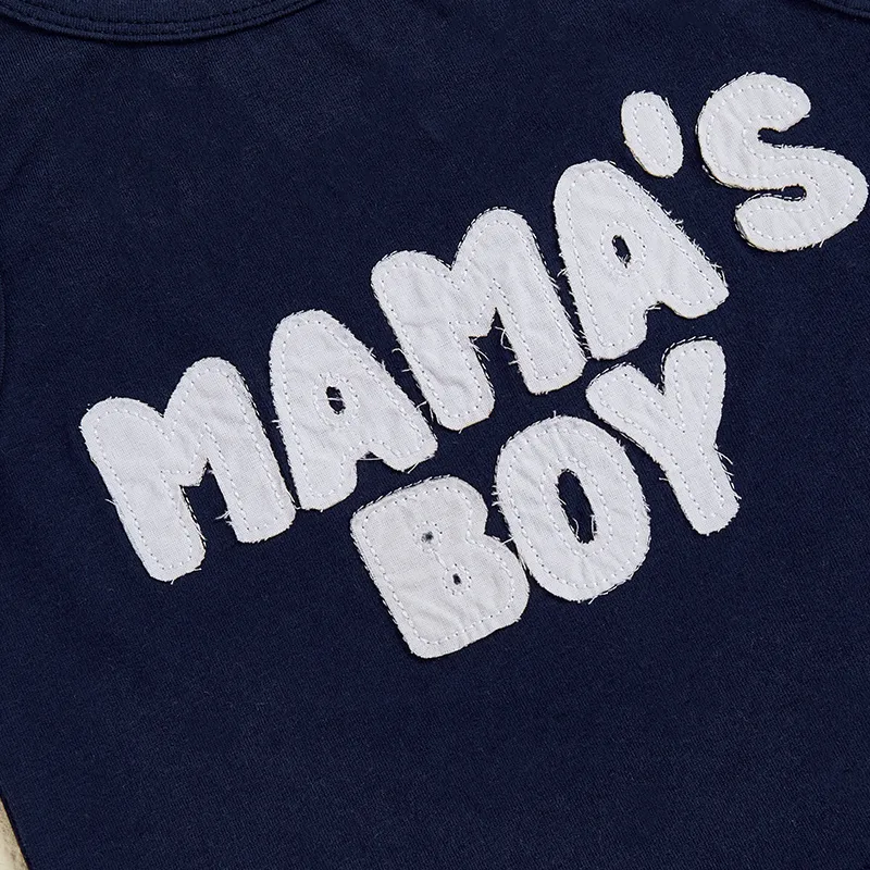 Boys Summer Outfits Sleeveless Tank Tops and Shorts Set with Letter Pattern Elastic Waist and Matching Hat - 3 Piece