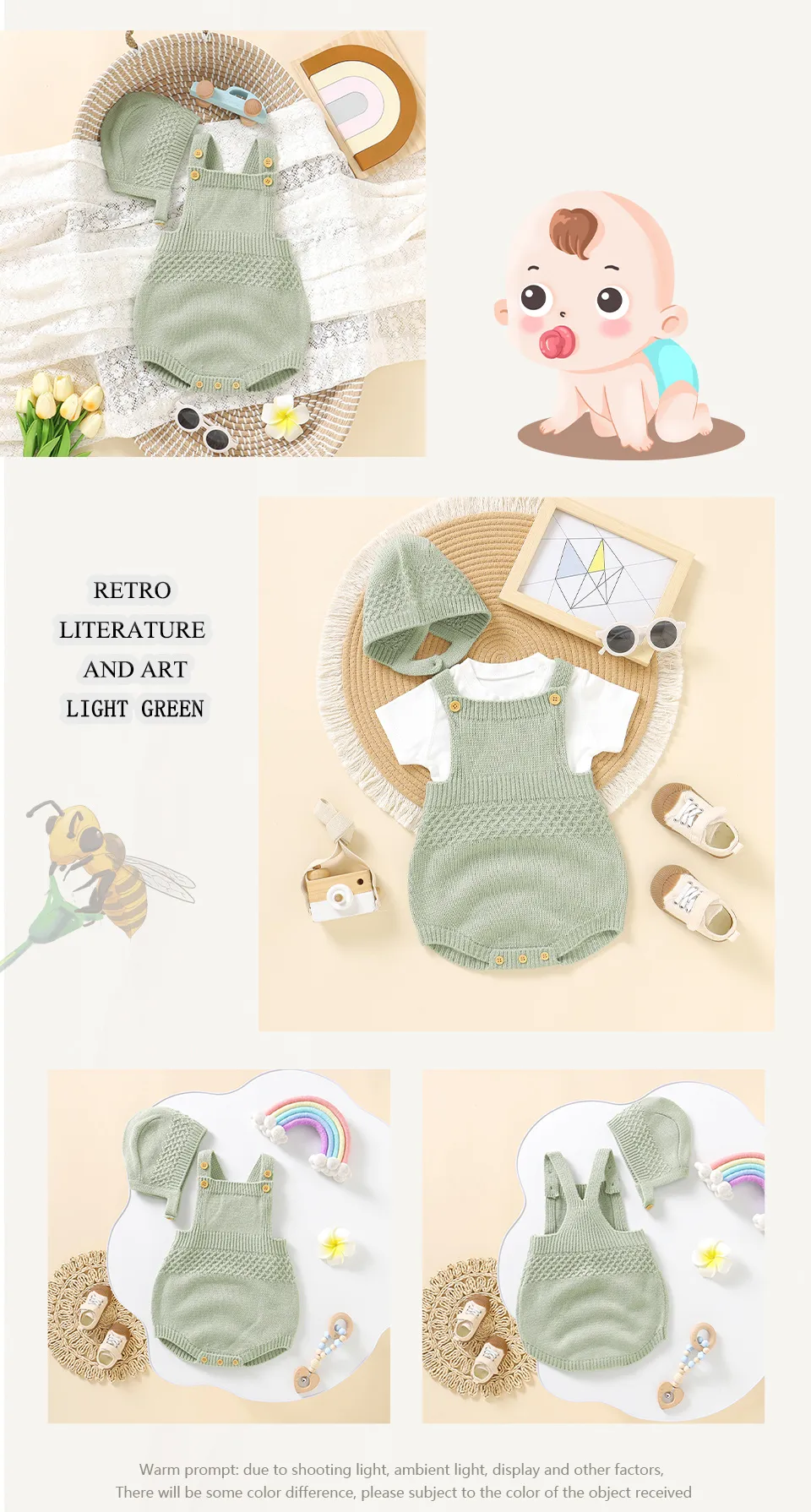 Baby Bodysuits Sleeveless Newborn Boys Girls Solid Color Onesie Hats Outfits Sets 2pcs Infant Unisex Playsuits Children Clothes