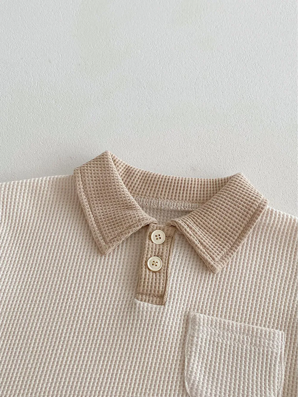 Summer Baby Clothes Set Turn Down Collar T-shirt And Shorts 2Pcs For Boys Toddler Tracksuit Outfit