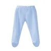 3Pcs Sets Baby Pants 0 To 12 Months Boys Girls Cotton Leggings Pants Solid Color Bind Foot Elastic Waist Trousers Baby Outfits